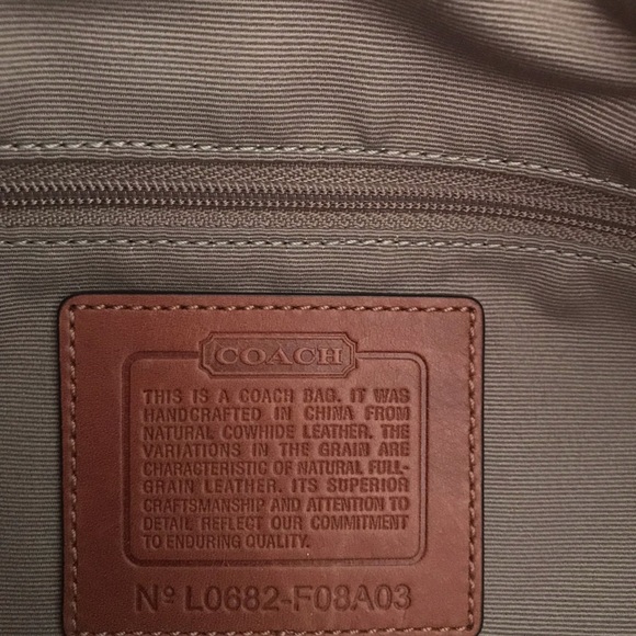 Brown leather Coach purse, brand new - Picture 4 of 4